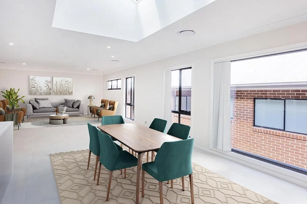 Virtual staging before and after for Sydney property